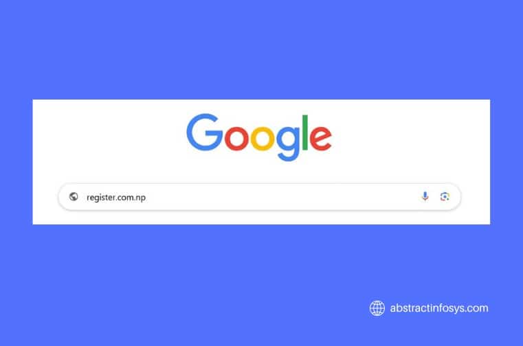 free domain registration process step 1