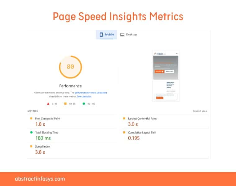 page speed insights in technical seo