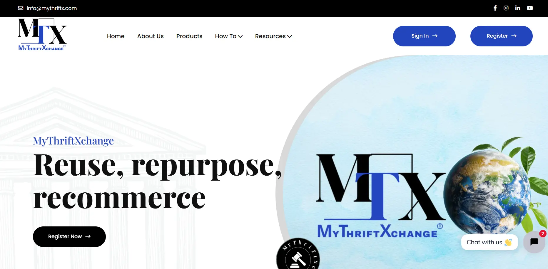 mythirftxchange website development and seo