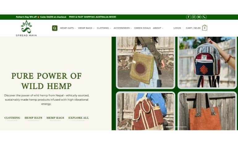 revamped homepage of spread maya by abstract infosys